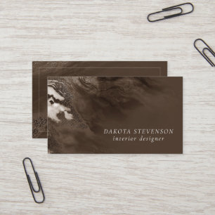 Crystalized Red Agate   Ruby Crimson Marbled Stone Business Card