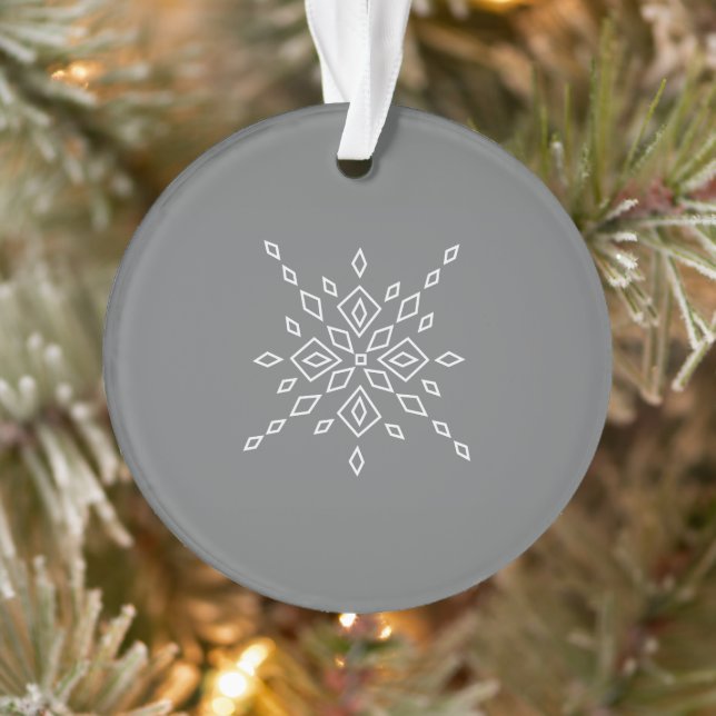 Crystalized Snowflake Ornament (Tree)