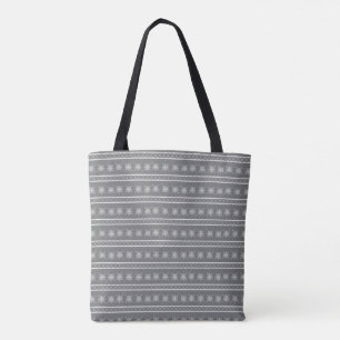 Crystalized Snowflake Tote Bag
