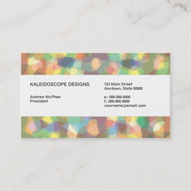 Crystallized Business Card (Front)