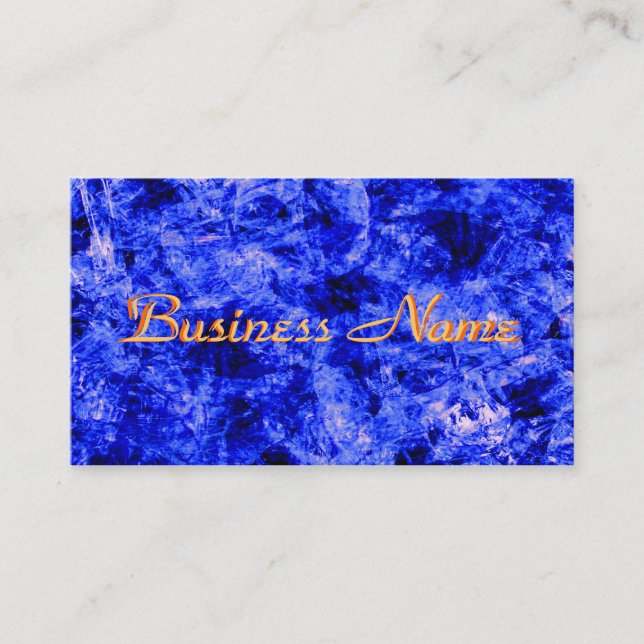 Crystallized by Kenneth Yoncich Business Card (Front)