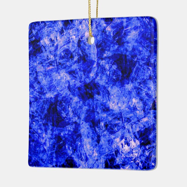 Crystallized by Kenneth Yoncich Ceramic Ornament (Left)