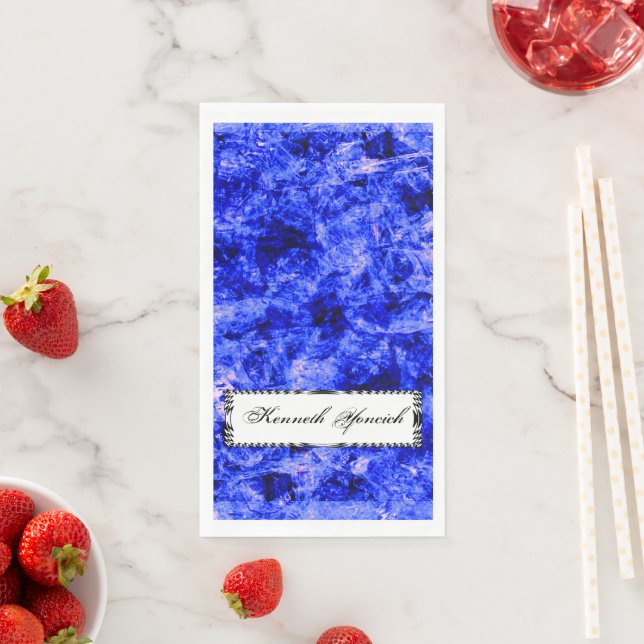 Crystallized by Kenneth Yoncich Napkin (Insitu)