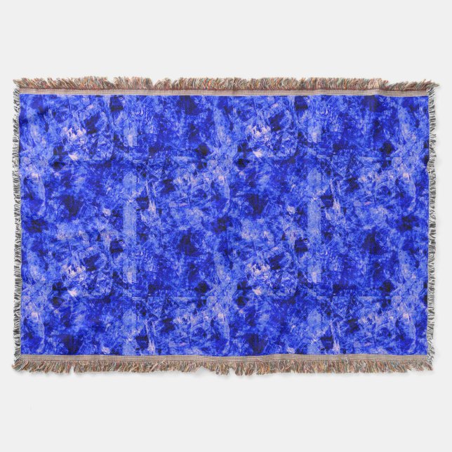 Crystallized by Kenneth Yoncich Throw Blanket (Front)
