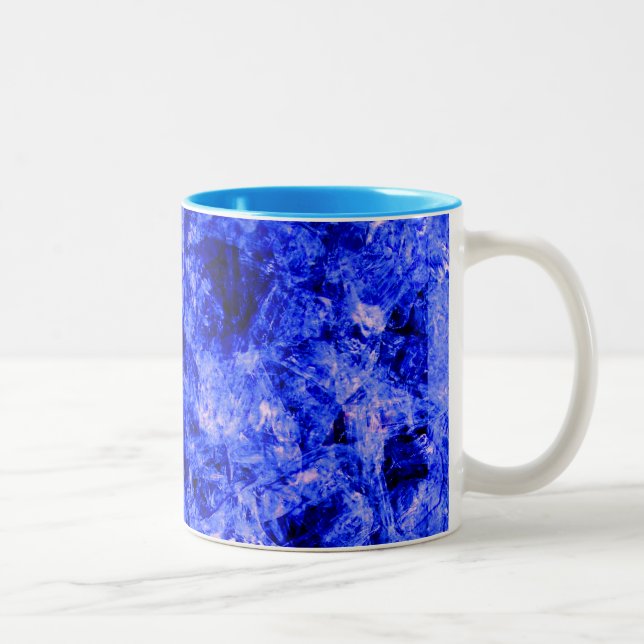 Crystallized by Kenneth Yoncich Two-Tone Coffee Mug (Right)