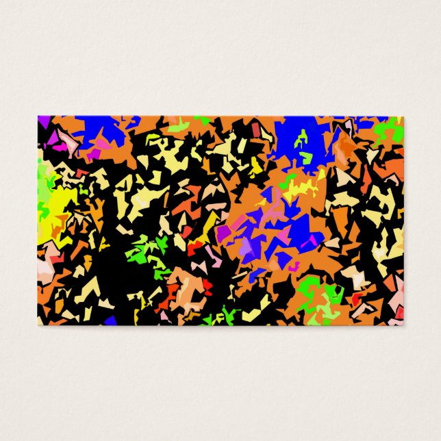 Crystallized Paint Splatter - Warm Colors (Front)