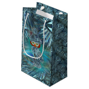 Crystallized Winter Fashion Owl Gift Bag