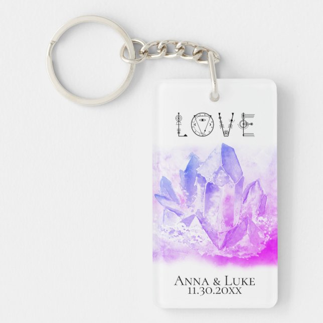 *~* Crystals "AMOUR" Événements Mariage SWAG (Devant)