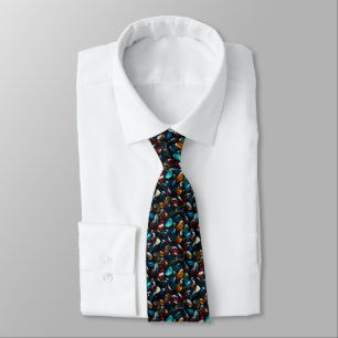 Crystals and Gemstones Necktie
