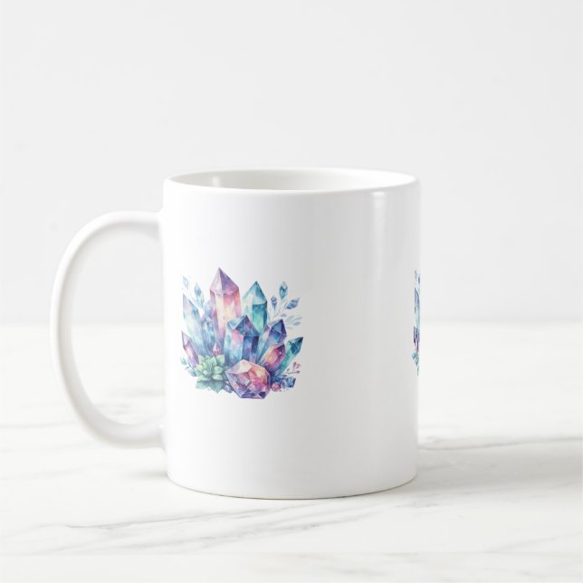 crystals coffee mug (Left)