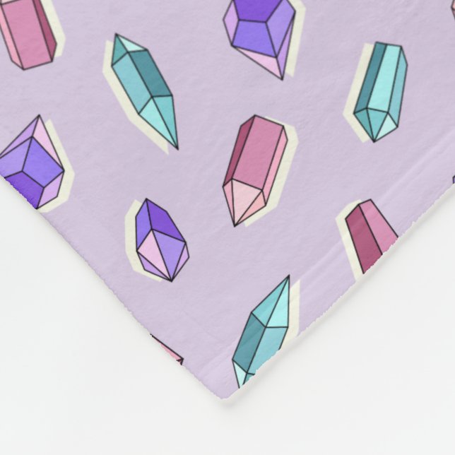 Crystals Fleece Blanket (Corner)