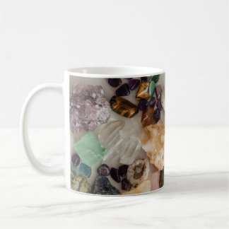 CRYSTALS GEM STONES QUARTZ DESIGN CLASSIQUE MUG