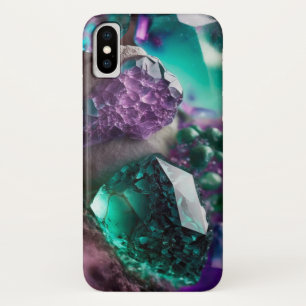 Crystals gems emerald amethyst  Case-Mate iPhone case