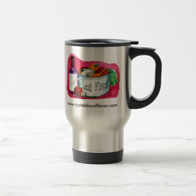 Crystal's Local Flavour travel mug (Right)