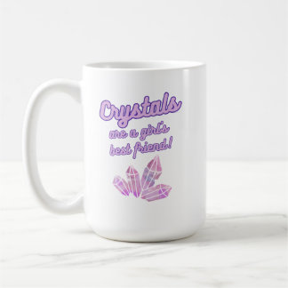 Crystal's sont une Meilleure Mug de Café Ami Fille