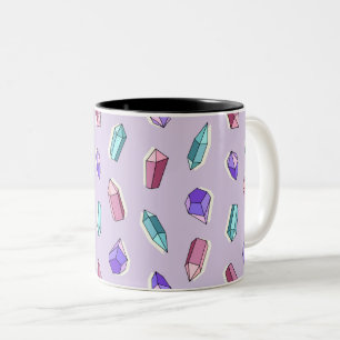 Crystals Two-Tone Coffee Mug
