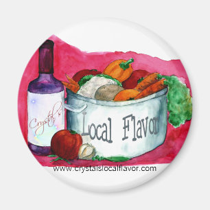 Crystla's Local Flavour magnet