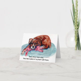 cs. 82 Sputz, her stuffed bunny & healing message Card