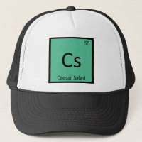 Cs - Caesar Salad Chemistry Periodic Table Symbol
