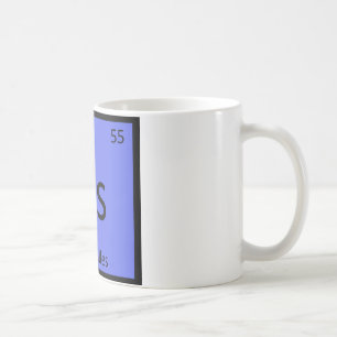Cs - Coquilles Chemistry Periodic Table Symbol Coffee Mug