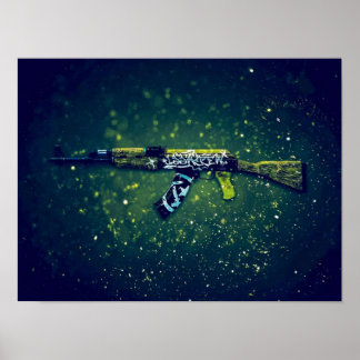 CS GO AK47 POSTER