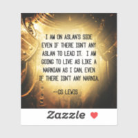 CS Lewis Narnia Knight Quote