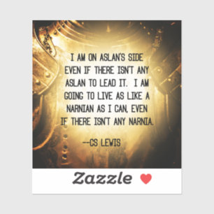 CS Lewis Narnia Knight Quote