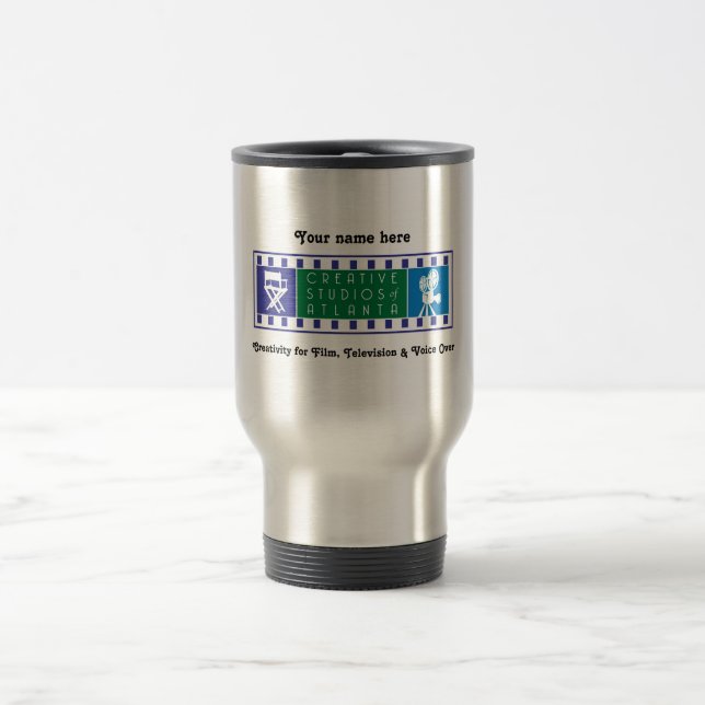 CSA Personalized Thermal Mug with Colour Logo (Center)