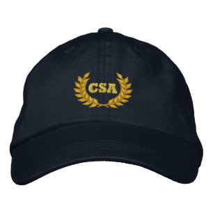CSA with laurel (Embroidered) Embroidered Hat