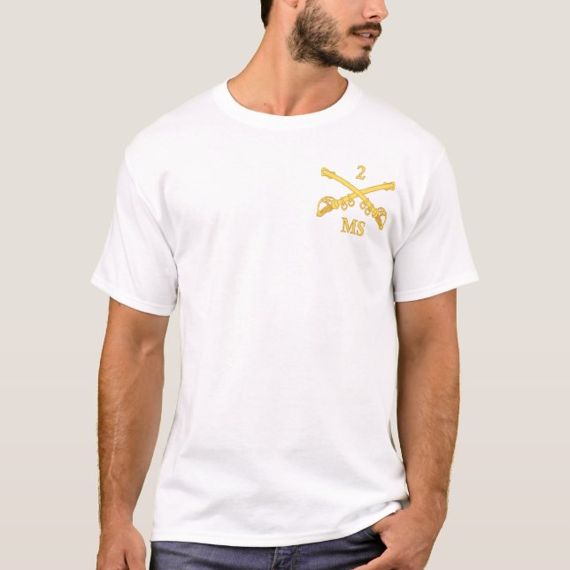 CSC -2nd Battalion Mississippi Cavalry T-Shirt (Front)