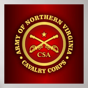 CSC -Army of Northern Virginia Cavalry Corps Poster