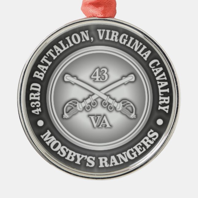 CSC -Mosby's Rangers Metal Ornament (Front)