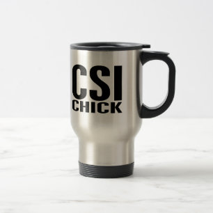 CSI Chick 1 Travel Mug