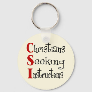 CSI Christian Acronymn Keychain