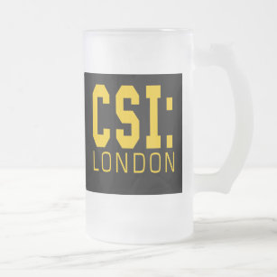 CSI London Products Frosted Glass Beer Mug