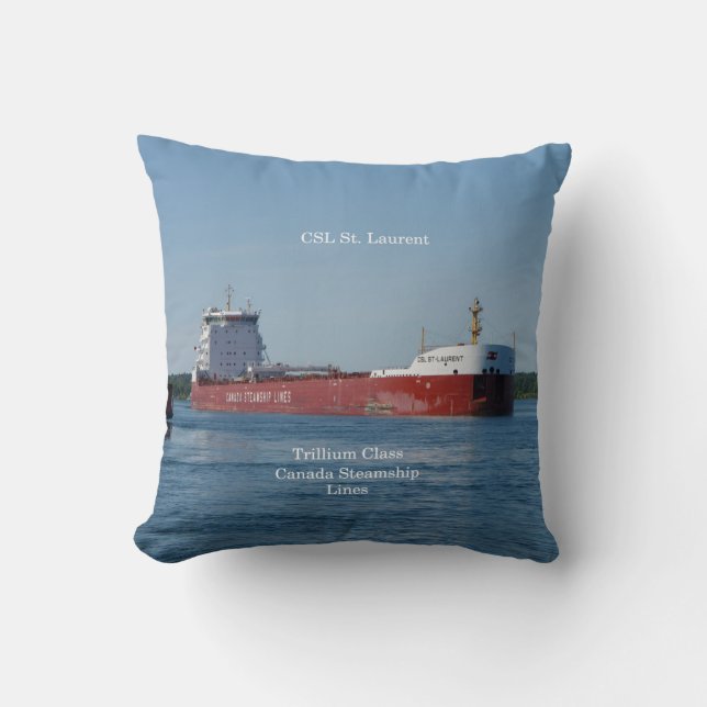 CSL St. Laurent square pillow (Front)