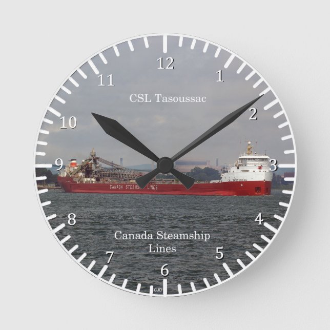 CSL Tadoussac red clock (Front)