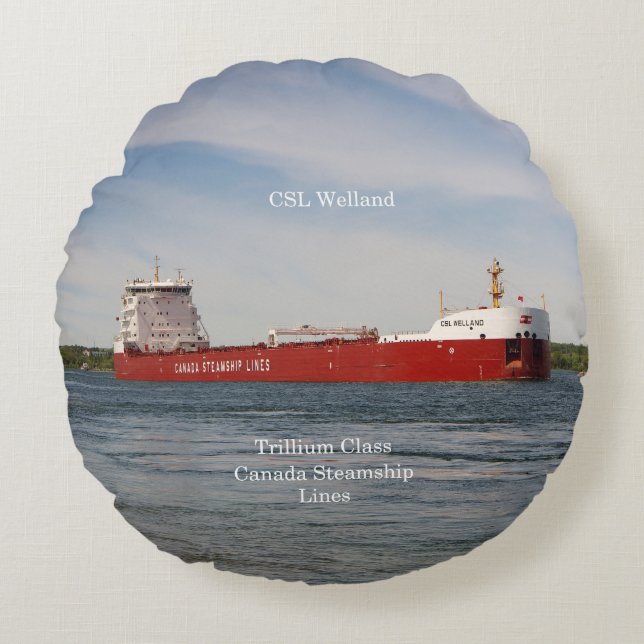 CSL Welland round pillow (Front)
