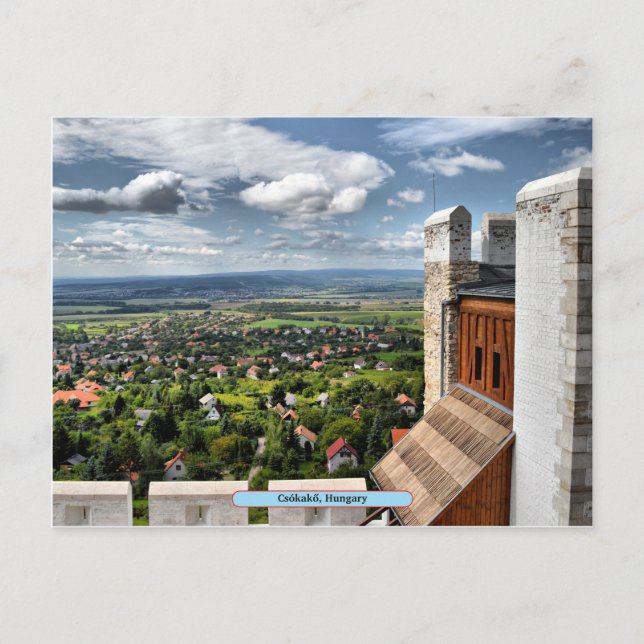 Csókakő, Hungary Postcard (Front)