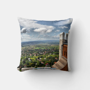 Csókakő, Hungary Throw Pillow