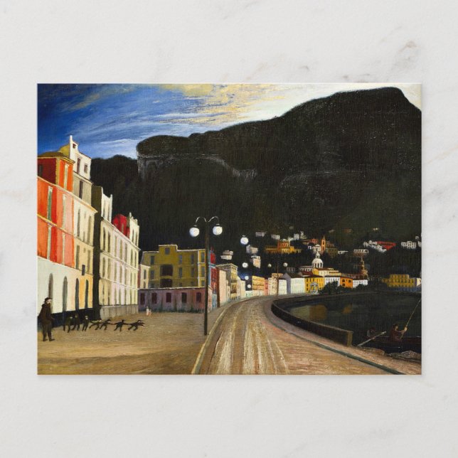 Csontvary - Fishing in Castellammare Postcard (Front)