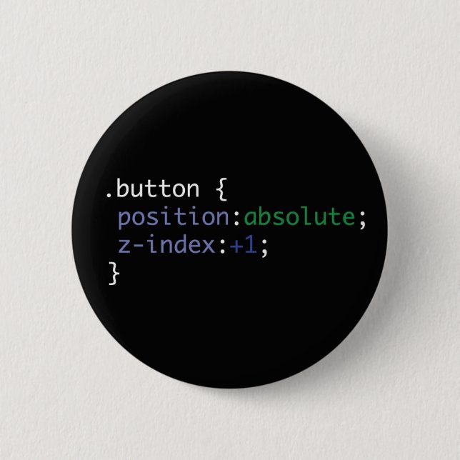 CSS 2 INCH ROUND BUTTON (Front)