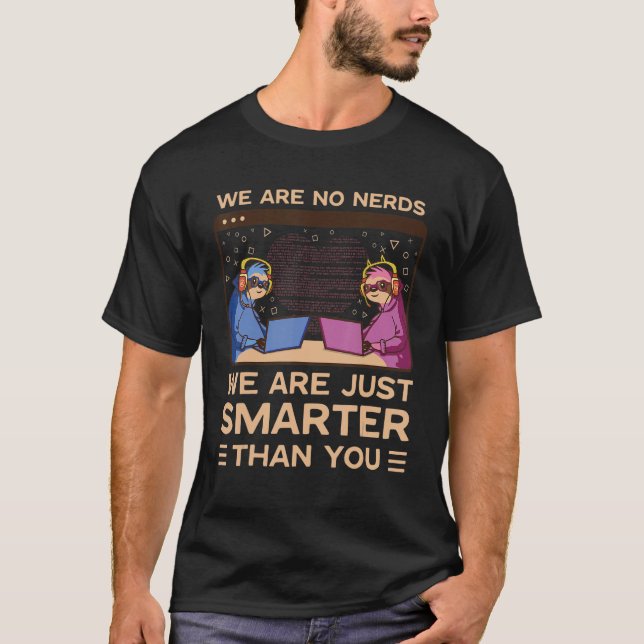 CSS HTML web developer programmer nerd geek couple T-Shirt (Front)