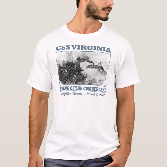 CSS Virginia -Hampton Roads T-Shirt (Front)