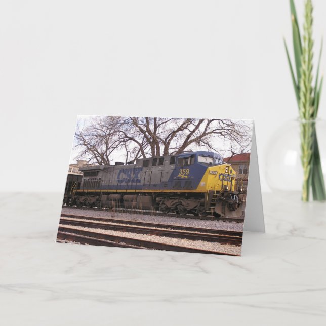 CSX Dash9 Card (Front)