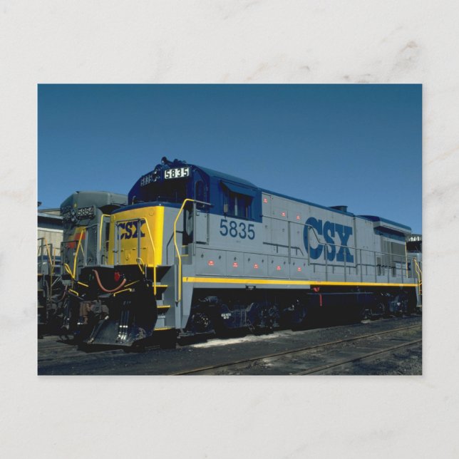 CSX GE B36-7 POSTCARD (Front)