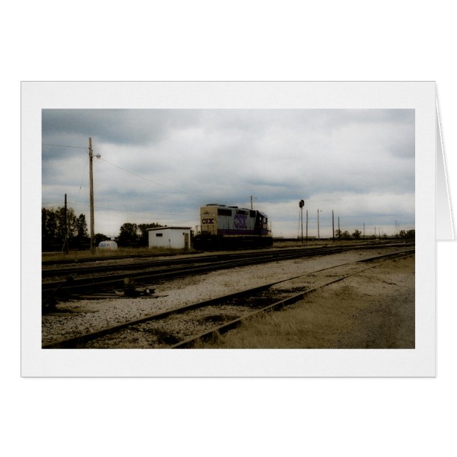 CSX Railroad le moteur Toledo, OH de yard de (Devant horizontal)