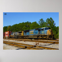 CSX Train poster