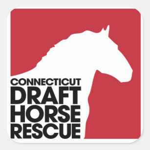 CT Draught   Horse Rescue Sticker