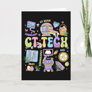 Ct Tech Happy Easter Day Hoppy Ct Scan Technologis Card
